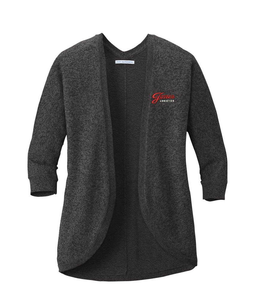 Port Authority Ladies Marled Cocoon Sweater JoLoSwag